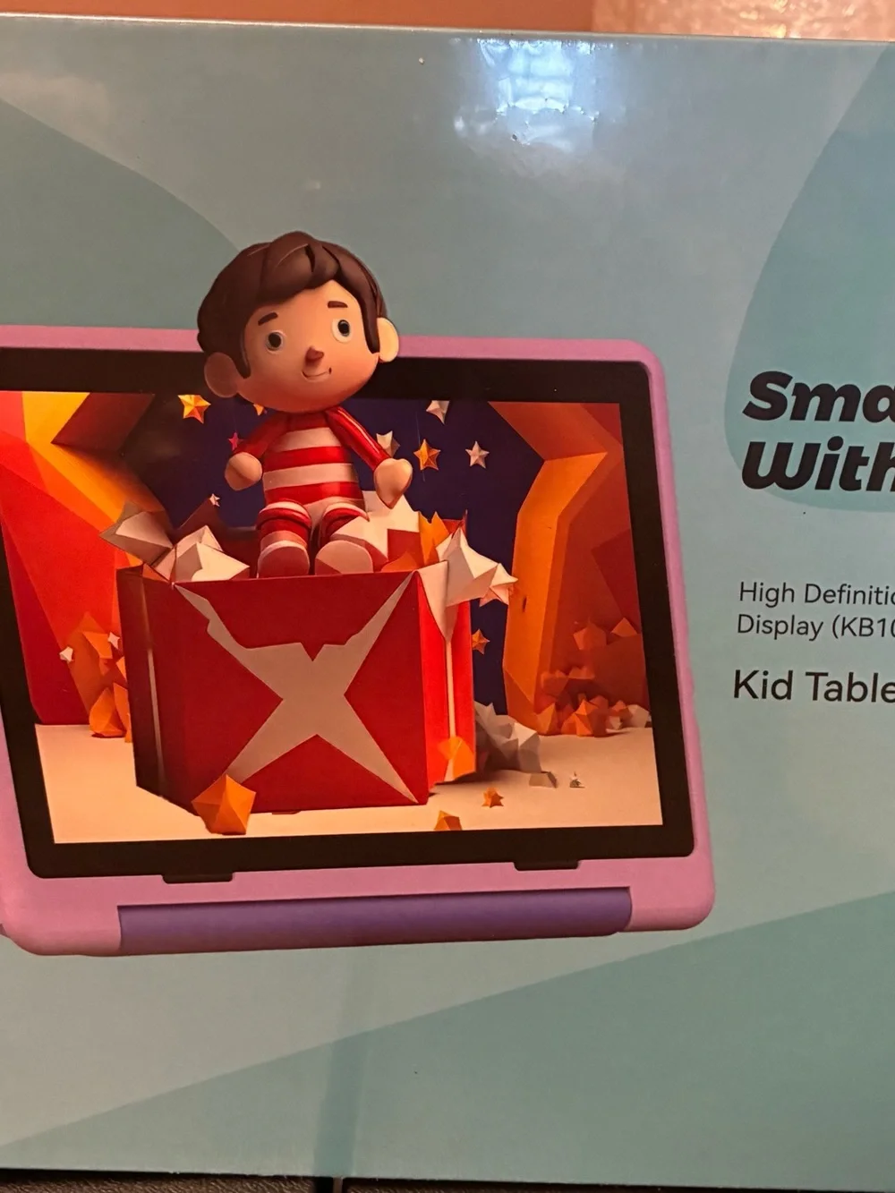 Kids Tablet with Purple Protective Case - Child-Friendly Android Tablet